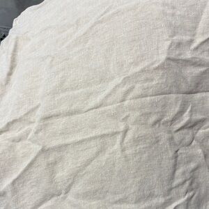 Simple opulence flat linen sheet and one sham